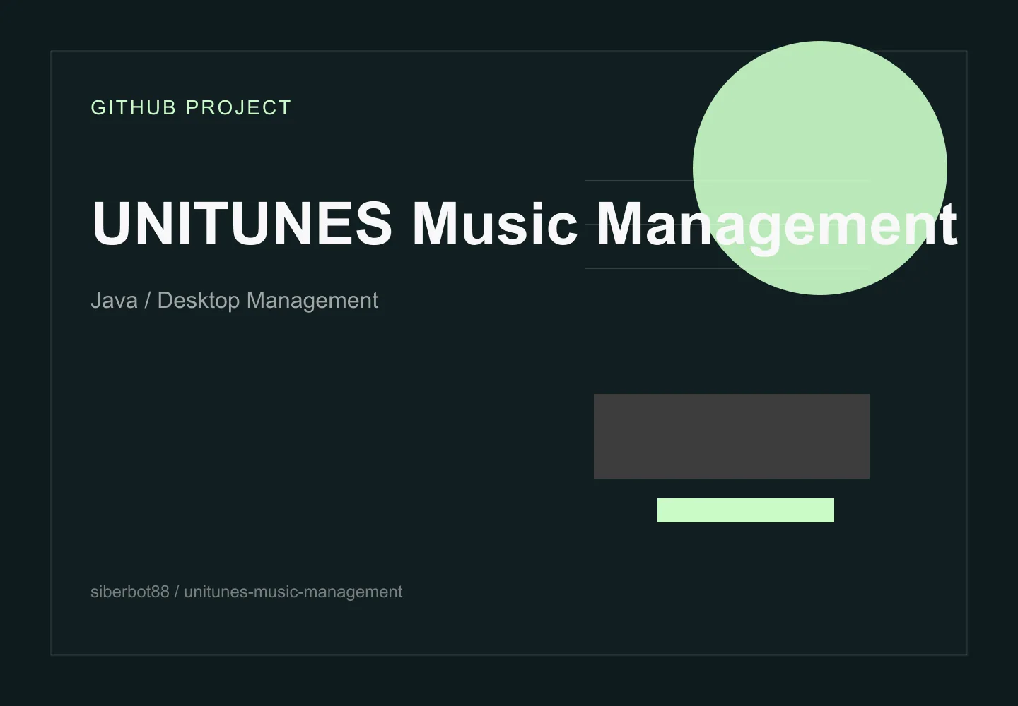 UNITUNES Music Management Client visual
